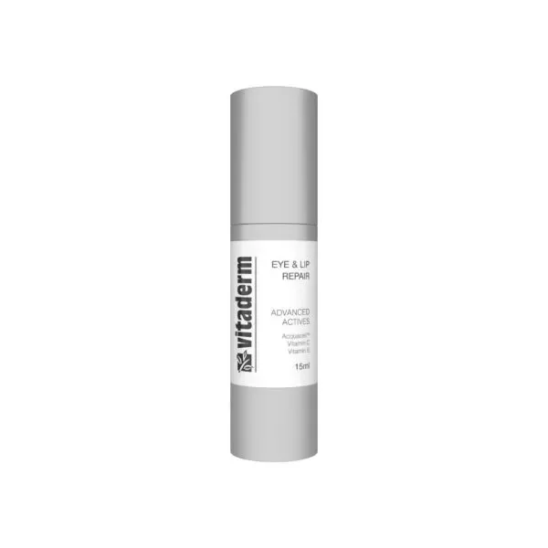 VitaDerm Eye & Lip Repair 15ml airless bottle with pump