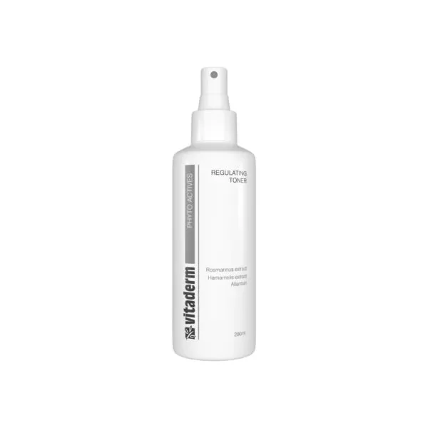 VitaDerm Regulating Toner 200ml bottle with atomiser