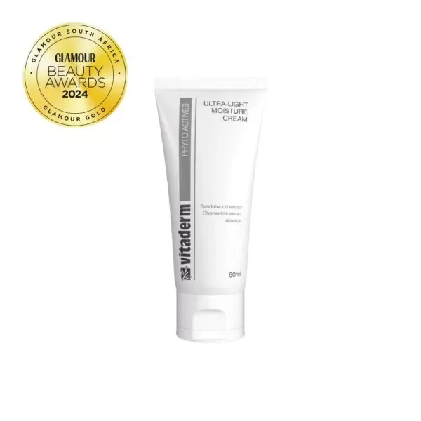 VitaDerm Ultra-Light Moisture Cream 60ml tube with flip cap
